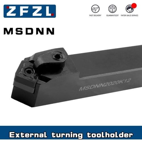 1pcs MSDNN External Turning Tool MSDNN1616H12 MSDNN2020K12 MSDNN2525M12 Turning tool bar CNC machining center