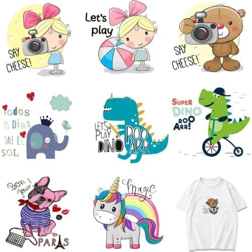 Iron-on Transfers for Clothing Letters Patches Heat Transfer Stickers Stripe Dress Diy Fashion Patch Fusible Vinyle Adhesive A