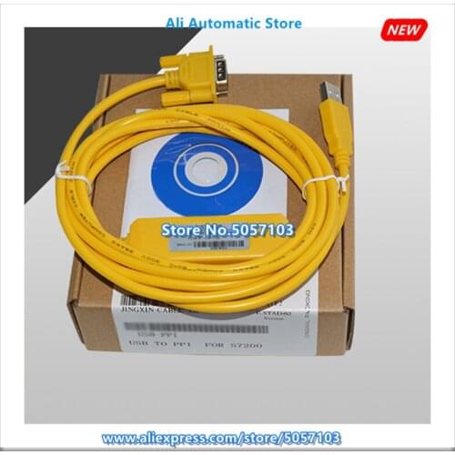 USB-PPI Yellow S7200 PLC Programming Download Cable Support WIN7