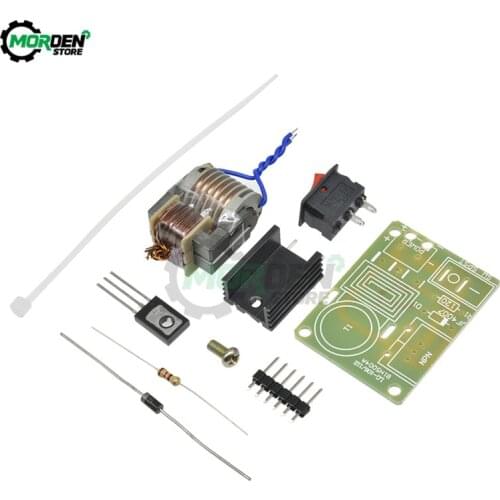 High Frequency 15KV DC High Voltage Arc Ignition Generator Inverter Boost Step Up 18650 DIY Kit U Core Transformer Suite 3.7V