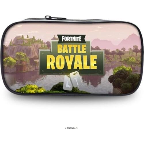 Fortnite Pencil Case High Quality Children Boys Girls Stationery Bag Fortress Night Game Printed Pen Case Kids School bags