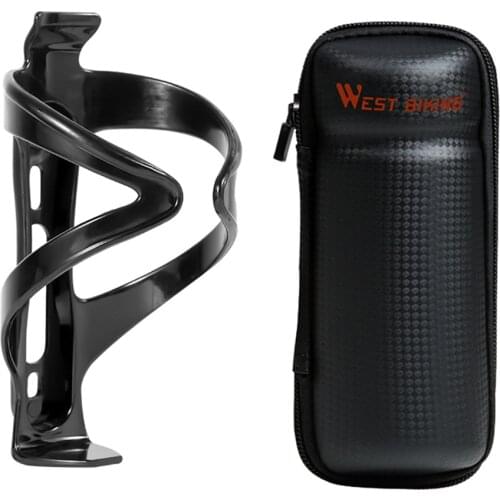 WEST BIKING MTB Road Bike Water Bottle Rack Repair Kit Storage Case PVC Waterproof Bicycle Organizer Bag Outdoor Equipment