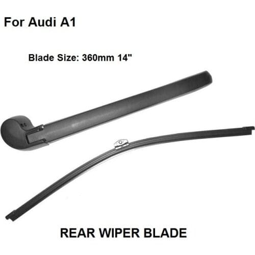 Wper OE#8R0955407 FOR Audi A1 (Typ 8X) 2010-2015 Hatchback Rear Wiper Arm & Blade Genuine design