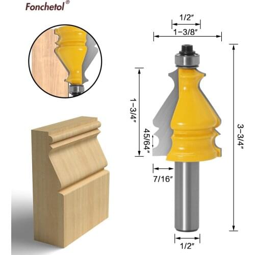 1PCS-Free shipping woodworking router bit,solid carbide end mill,wood milling cutter,wood tool,High-grade photo frame knife