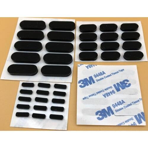 10mm Silicone Rubber Feet Pad 3M Self Sticky Rubber Sheet Anti Slip Mat Silicona Plate Electronic Appliance Cover