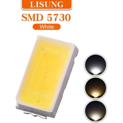 1000pcs/Bag 3V High Power 0.5W SMD 5730 Led 2800K 4000K 6500K Warm White Light Emitting diode Water Clear LED Light Diode Set