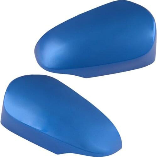 2pcs ABS Car Blue Side Rearview Wing Door Mirror Cover Cap Housing Fit for Toyota Corolla 2014 2015 2016