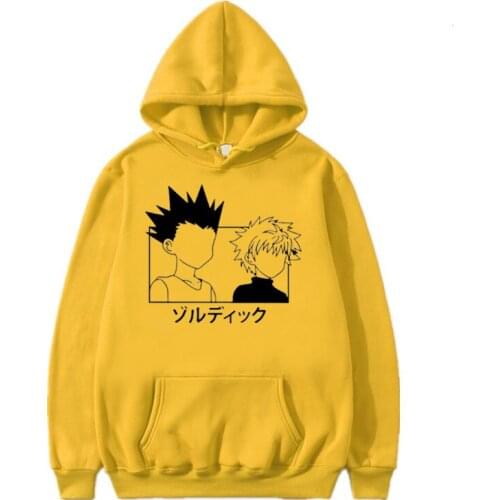 2021 Killua Zoldyck Hunter x Hunter Hoodie Printed New Men Women Sweatshirt Long Sleeved Student Autumn Winter Casual Streetwear