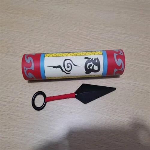 26cm Cosplay Anime Na Kunai Metal Ninja Model Weapon Kakashi Sasuke Animation Accessories Alloy Kuwu Weapon Prop