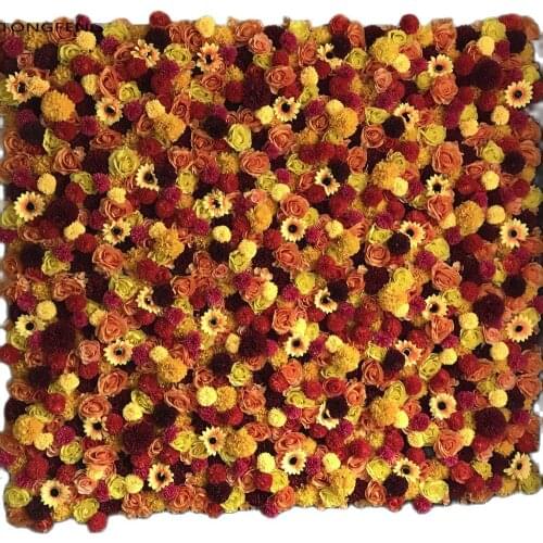 TONGFENG Wedding 3D Flower Wall Panels Fleurs Artificielles Silk Rose Peony Wedding Party Backdrop Decoration 8pcs/lot