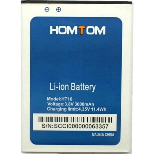 5pcs 3000mAh New Homtom Ht16 Battery for Homtom HTt16 HT16 PRO phone in stock+ track code