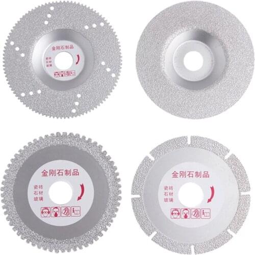 Diamond Saw Blade 4"/100mm Cutting Disc Grinder Polishing Wheels For Ceramic /Glass/Marble Dremel Rotary Tool