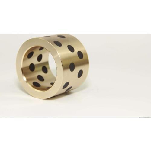 10x14x30mm JDB oilless impregnated graphite brass bush straight copper type, solid self lubricant Embedded bronze Bearing bush