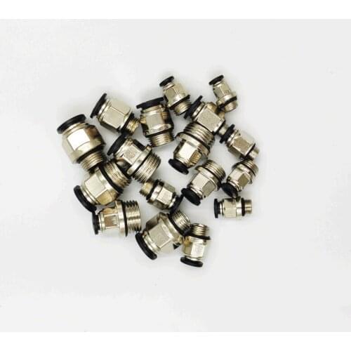 Pneumatic Quick Connector PC 4MM-12mm Hose Tube Air Fitting 1/4" 1/8" 3/8" 1/2"BSPT Male Thread Pipe Coupler with sealing ring