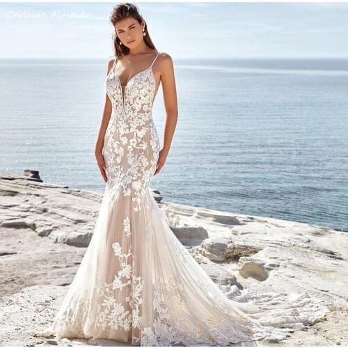 Carleide Almeida Lace Wedding Dresses