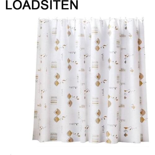 Doccia Sets With Badezimmer Fabric Rideaux Shower Tissu Ducha Douchegordijn Rideau Douche Cortina De Banheiro Bathroom Curtain