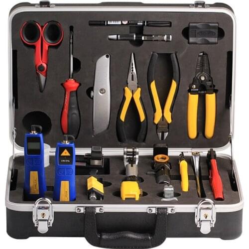 MT-8427 FTTH Optical Fiber Splicing Tool Case Box Tool Kit