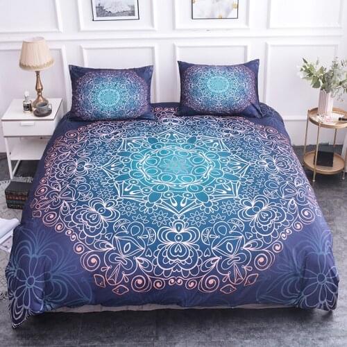Bohemian Datura Stramonium Bedding Set Single Twin Full Queen King Size Flower Rose Bed Set Children Bedroom Duvetcover Sets 07
