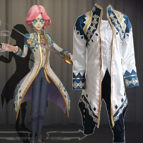 Game Identity V Cosplay Costumes Hunter Joseph Desaulniers Photographer Cosplay Costume Lies Skin Uniforms Clothes Suits White