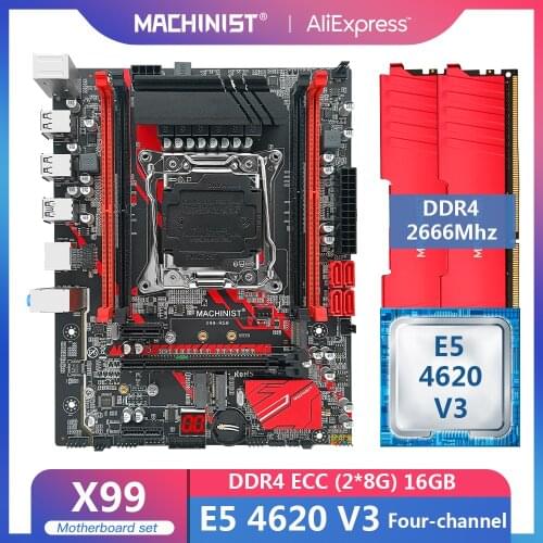 X79 motherboard set kit with Intel Xeon E5 2640 LGA 2011 CPU 4*8G(32GB) DDR3 ECC REG memory RAM MATX NVME M.2 SSD X79 V2.82