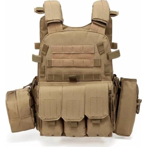 Okali outdoor tactical multi-functional MOLE expands the convenient military training CS combat drill 6094 combination vest
