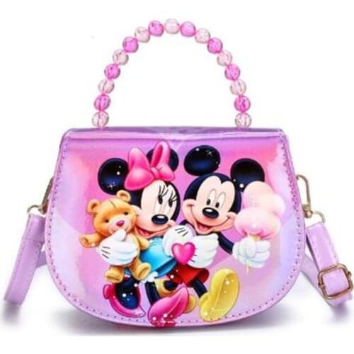 New mini cute schoolbag Elsa handbag handbag girl purse shoulder cartoon handbag messenger bag