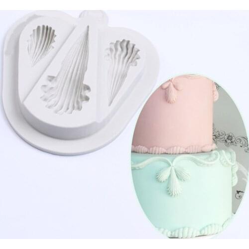 Pendant Border Lace Mold Fondant Cake Decorating Tools Fondant Mold Chocolate Gumpaste Design Mold SM-071