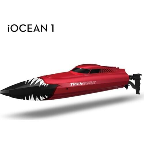 RC Boat 2.4G Full Frequency High Speed Shark Boat 150 Meters Remote Control Distance Childrens Toy Game Remote Control Boat