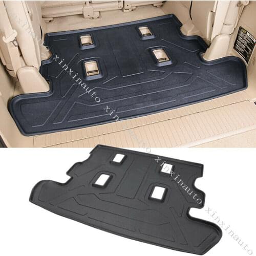 TPO Rubber Trunk Floor Mat Waterproof Fit For Toyota Land Cruiser LC200 2008-2019
