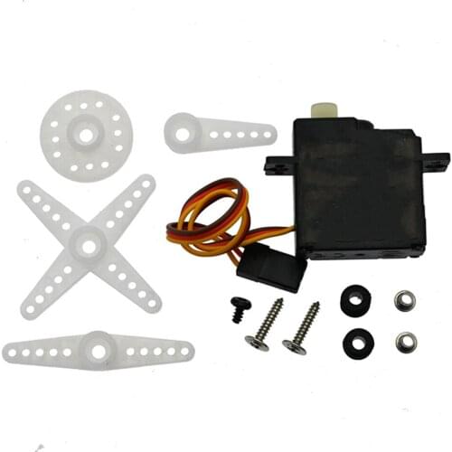 Servo Steering Gearbox DIY Parts for WPL Six-Wheel Drive Truck 4WD GAZ Semi Truck for WPL B14/ B14K/ B24/ B24K/ B16