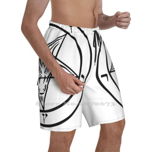 Satan Running Swimming Fitness Sports Shorts Satan Sad Satan American Satan Satan 2 Horror Lucifer Devil Deep Web Religion Game