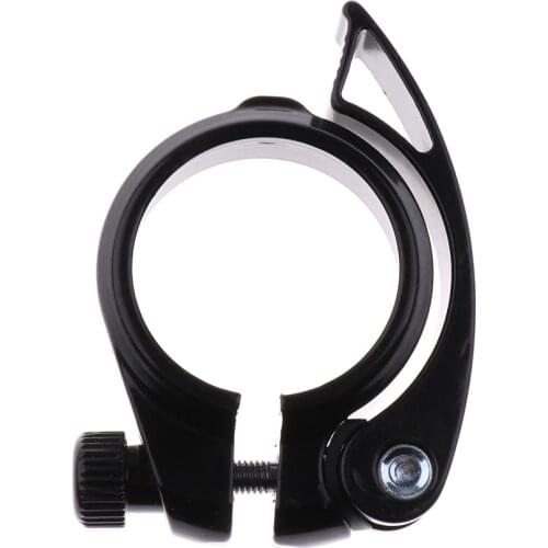 Bike SeatPost Clamp 40mm Aluminum Seatpost Quick Release for Mountain Biking, Cycling, Riding