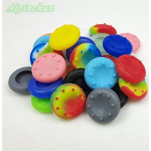 Aipinchun 10Pairs Silicone Cap Thumbstick Protector Cover Case Joystick Grip For PS4 PS3 XBOX 360 ONE Controller Random Color