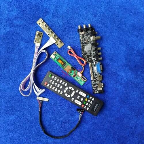 1280*800 KIT 1CCFL 30-Pin LVDS Digital DVB USB VGA AV HDMI-compatible For LP154WX2-TL01 LP154WX5-TLA1/TLB1/TLC1 Controller Board
