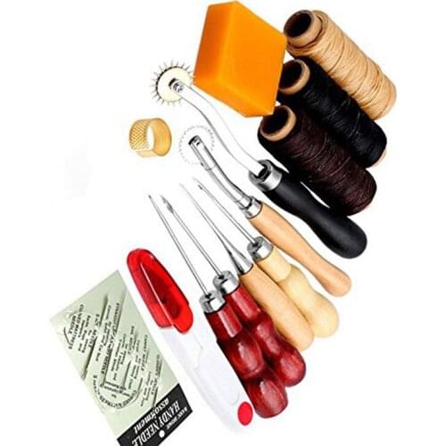 13PCS/SET DIY Sewing Supplies Accessories Tool Leather Craft Hand Stitching Sewing Tool Drop Shipping 2018