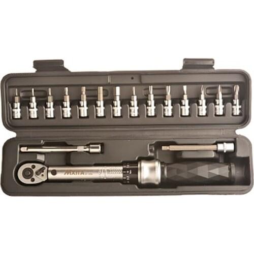 1/4 inch 1-25N.m High Precision Industrial Preset Torque Wrench Set Inner Hexagon Bit Bicycle Repairing Tools Kit