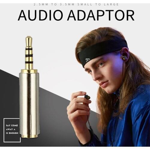3.5mm to 2.5mm / 2.5 mm to 3.5 mm Male to Female Audio Adapter Converter Stereo Audio Headphone Jack Plug Adapter