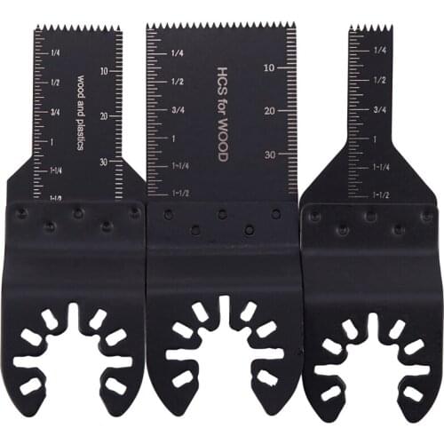 3Pcs Multitool Saw Blade Oscillating Blade Multi Tool Circular Saw Blades Steel Cutter Diy Universal Steel Saw Blade