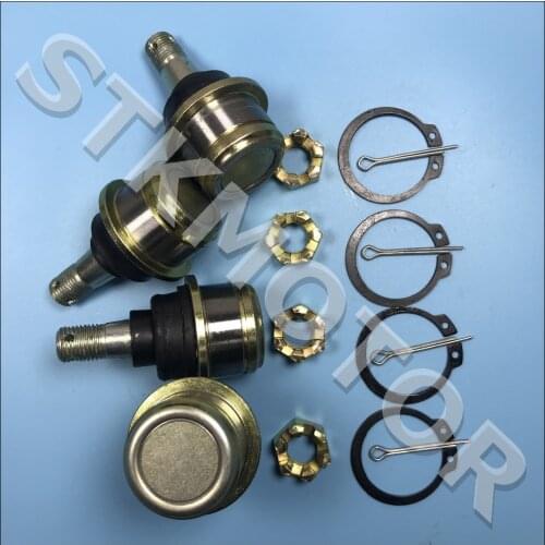 4 Sets Hisun Massimo Motor 800CC UTV QUAD Rocker Universal Tie Rod End Ball Joint with Scew nuts pin and Circles