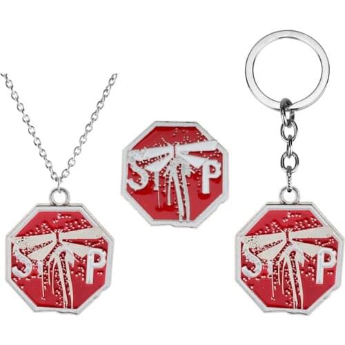 Anime Game The Last of Us Part II 2 Firefly Logo 3D Enamel Metal Brooches Badges Lapel Pins For Women Men Fans Jewelry Gift