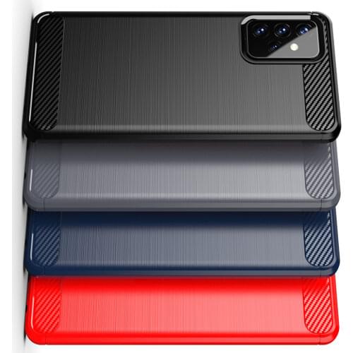 Carbon Fiber Case for Samsung Galaxy A70 A50 A21s A31 A71 Galaxy A02S Galaxy A12 A22 A32 A42 A52 A72 A 30S Samsung A51 Case