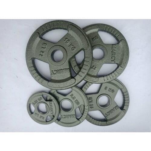 Pure iron paint discs dumbbell , barbell paint 2.5kg and 5kg mens and womens household fitness equipment