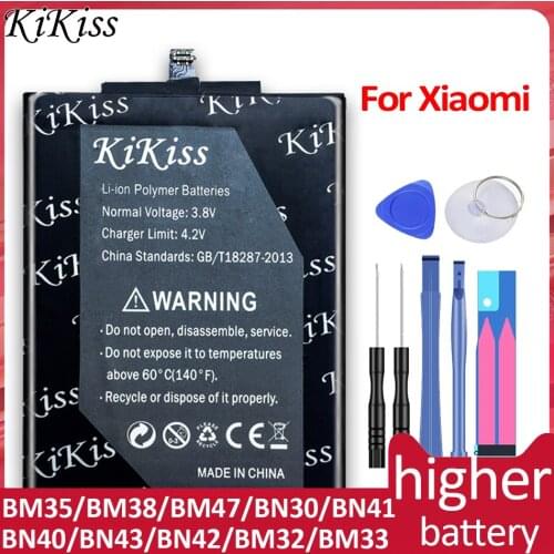 For Xiaomi Redmi Note 4 4X/ Redmi 4 4X 4A 4 Pro 3 3S 3X/ mi 4 4i 4C 4S Battery BM32 BM33 BM35 BM38 BM47 BN30 BN40 BN41 BN42 BN43