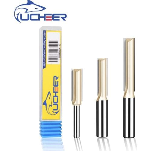 UCHEER double - edged Professional level straight cutter artificial particleboard cutting special woodworking milling cutter slo