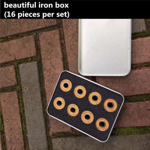 Feifan-11 non-oil 7-beads Inline Speed Skates Bearing with Nylon Support Chrome Steel High Speed Race Track Marathon 608 ABEC11