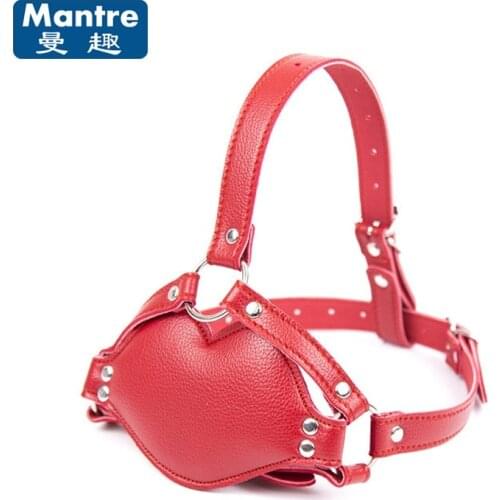 Flirting Lip Design Open Mouth Gag Oral Fixation Dildo Head Bondage Restraints Fetish Adult Game Sex Products