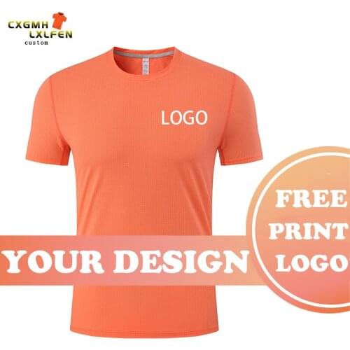 T-shirts 9-color high-end custom logo cultural shirt overalls casual fashion comfortable glass round neck printing diy text