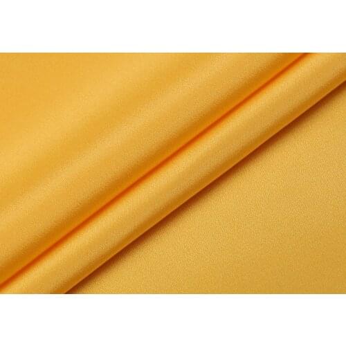 Howmay 100% pure silk fabric crepe de chine 30m/m 45" 130gsm 114cm CDC fabric orange 08# for sewing dress or DIY handmade