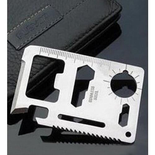 11 in 1 Pocket Tool Card Knife Hunting Survival Camping Military Multi-function Camping & Hiking Outdoor Tools