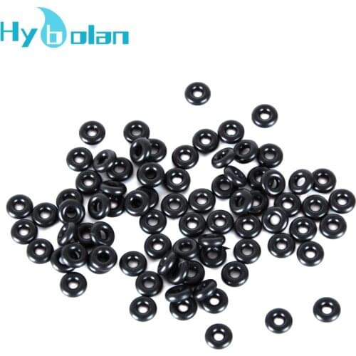 100-400pcs Rubber Carp Fishing Round Rig Ring fishing Terminal tackle Swivel accessories Connector Quick change O shaped rings